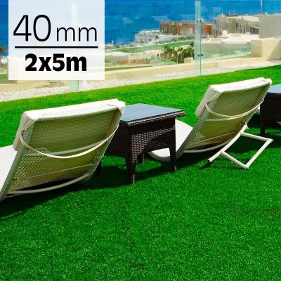 CESPED ARTIFICIAL SERIE GREEN DONNA GARDEN (40MM 2X5MTS)