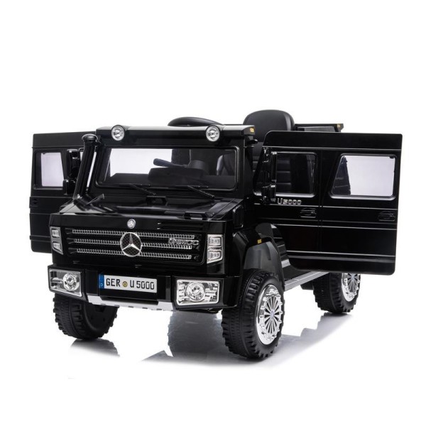 COCHE BATERIA MERCEDES UNIMOG U5000 NEGRO