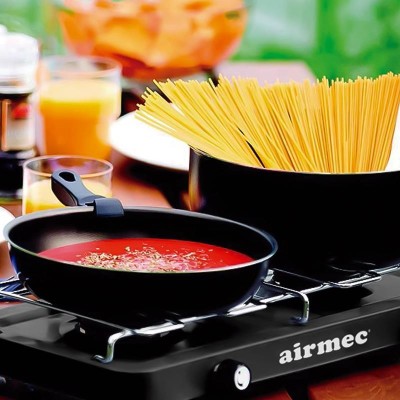 COCINA GAS CON PARRILLA DESMONTABLE 2 FUEGOS AIRMEC