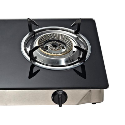 COCINA GAS INOX CON CRISTAL TEMPLADO 2 FUEGOS AIRMEC