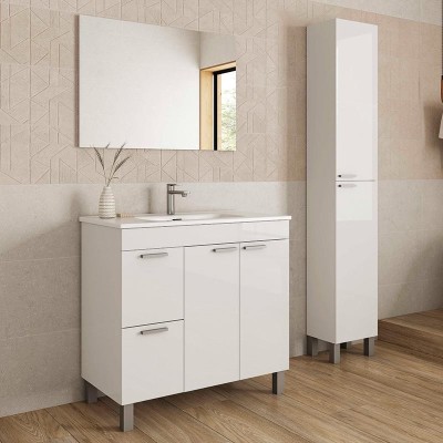 COLUMNA DE BAÑO BLANCO BRILLO 182X30X25CM BENOTTI