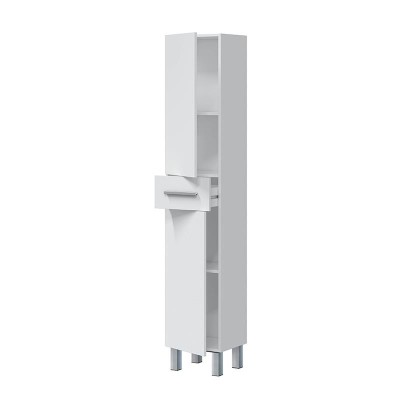 COLUMNA DE BAÑO BLANCO BRILLO 182X35X30.5CM BENOTTI