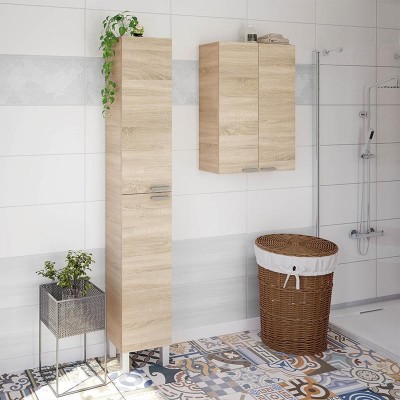 COLUMNA DE BAÑO KONCEPT ROBLE CANADIAN 85X30X25CM BENOTTI