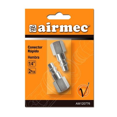 CONECTOR RAPIDO 1/4" HEMBRA (2PCS) AIRMEC