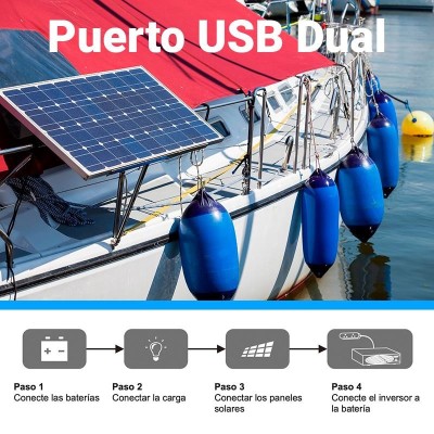 CONTROLADOR DE CARGA SOLAR MPPT 12V/24V 30A VOLTEN