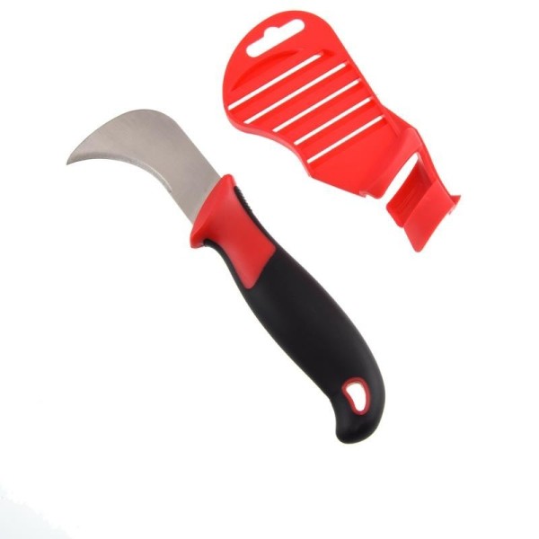 CUCHILLO ACERO INOX CON FUNDA DE SEGURIDAD PAMACON