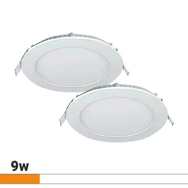 DOWNLIGHT LED 9W LUZ BLANCA PACK 2 PCS AIRMEC