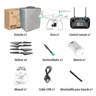 DRON CON CAMARA WIFI 5G Y ESTABALIZADOR GIMBAL