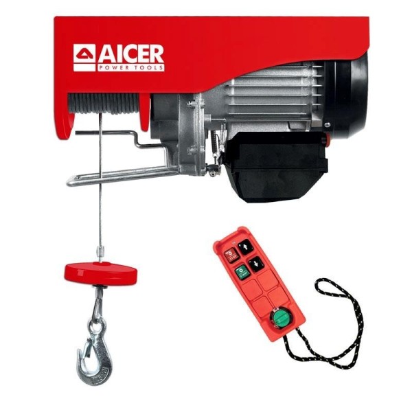 ELEVADOR ELECTRICO MANDO A DISTANCIA 900W 500-250 KGS AICER