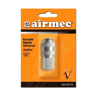 ENCHUFE RAPIDO UNIVERSAL 1/4" HEMBRA AIRMEC