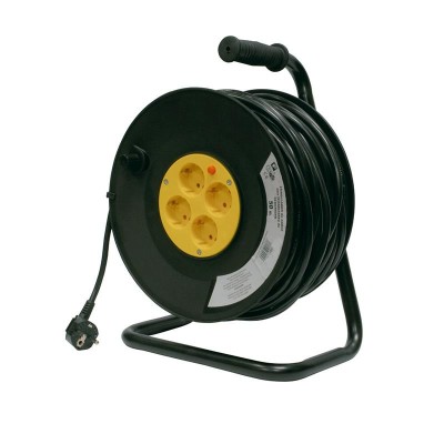 ENROLLADOR DE CABLE 50 MTS 3X1.5mm VOLTEN