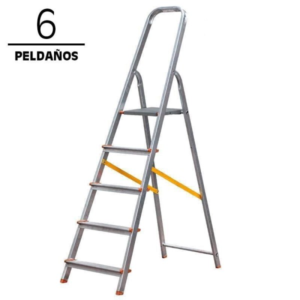 ESCALERA ALUMINIO CON CINTA AIRMEC (6 PELDAÃOS)