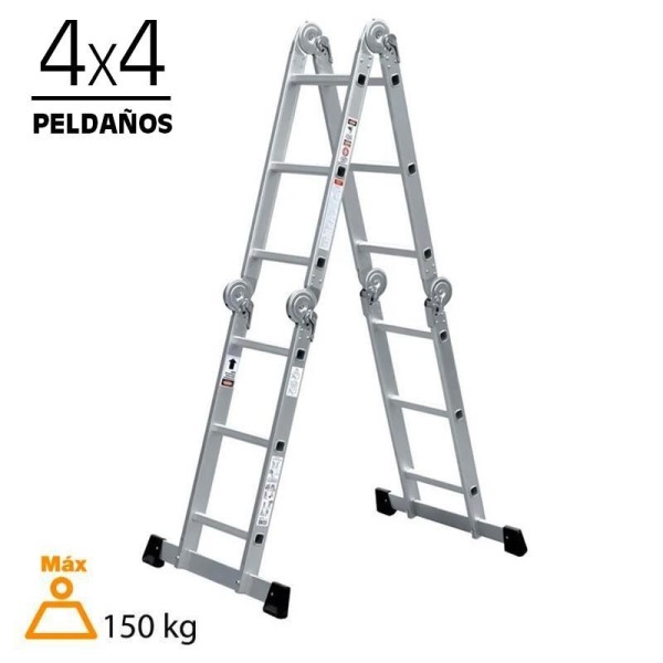 ESCALERA ALUMINIO MULTIPOSICION AIRMEC (4X4)