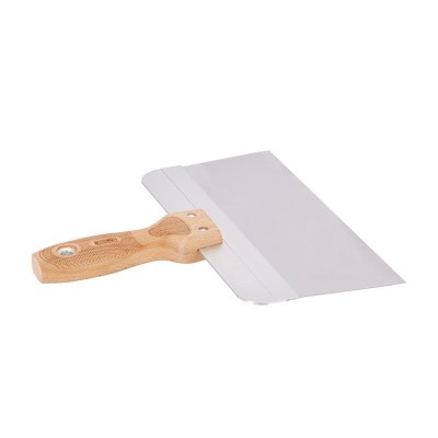 ESPATULA DE EMPLASTECER 25.4CM FLEXIBLE DE ACERO MANGO MADERA PAMACON