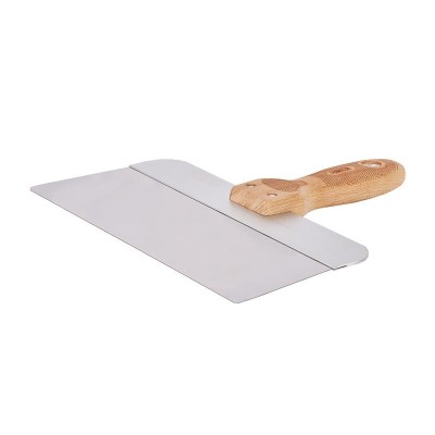 ESPATULA DE EMPLASTECER 25.4CM FLEXIBLE DE ACERO MANGO MADERA PAMACON