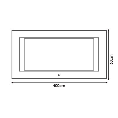 ESPEJO DE BAÑO LED 100X60 CM SERIE TALLIN BENOTTI