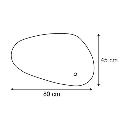 ESPEJO DE BAÃO LED 45X80 CM SERIE SAONA BENOTTI