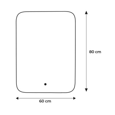 ESPEJO DE BAÑO LED 60X80 CM SERIE MADEIRA BENOTTI