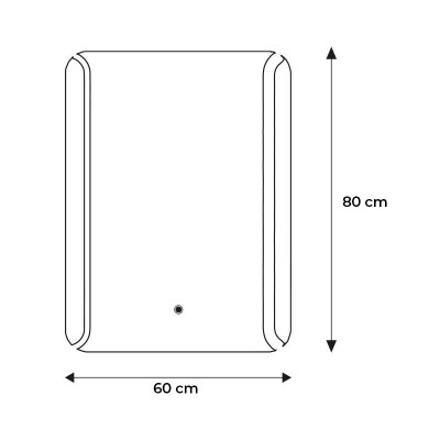ESPEJO DE BAÑO LED 60X80 CM SERIE PARIS BENOTTI