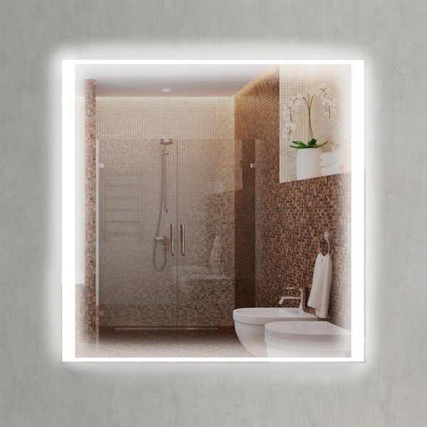 ESPEJO DE BAÑO LED 80X80 CM SERIE ESTAMBUL BENOTTI