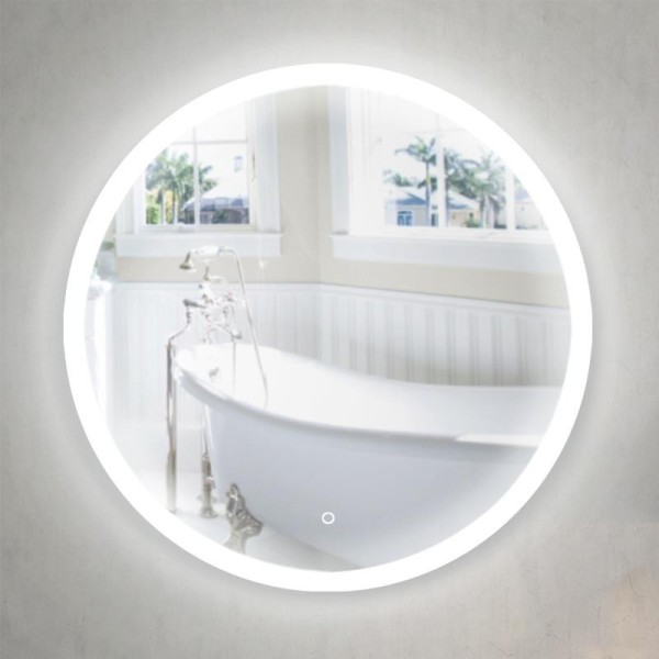 ESPEJO DE BAÃO LED REDONDO 70X70CM SERIE MALIBU BENOTTI