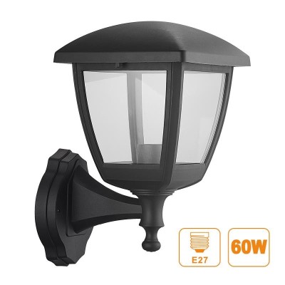 FAROL PLÁSTICO NEGRO SERIE MOJACAR AIRMEC