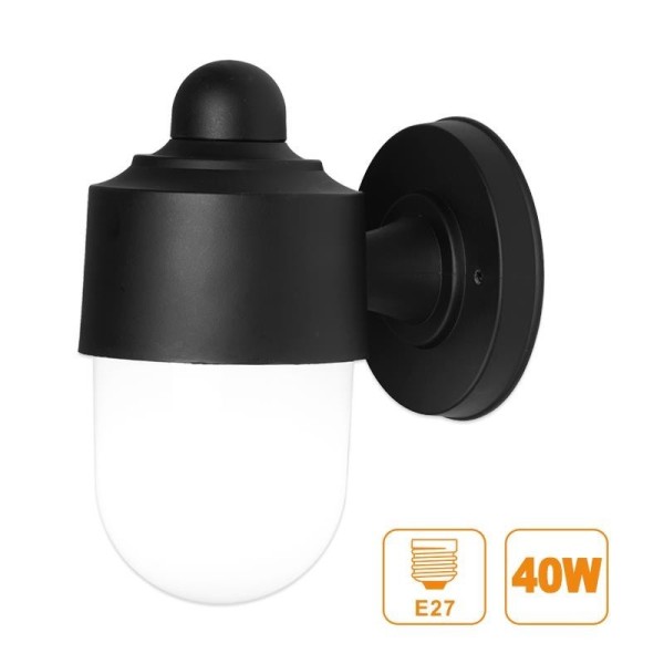 FAROL PLÁSTICO NEGRO SERIE TERUEL AIRMEC