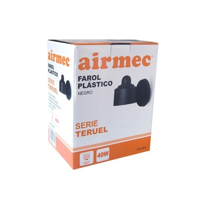 FAROL PLÃSTICO NEGRO SERIE TERUEL AIRMEC