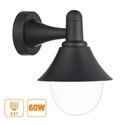 FAROL PLÁSTICO REVERSIBLE NEGRO SERIE MORELLA AIRMEC