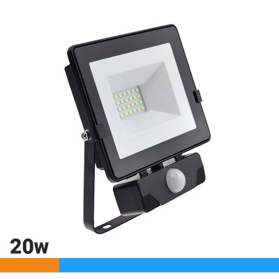 FOCO LED CON SENSOR 20W 1.600 LUMENS LUZ FRÃA AIRMEC