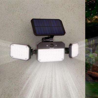 FOCO SOLAR LED LUZ FRIA AIRMEC 3.3W 300 LUMENS