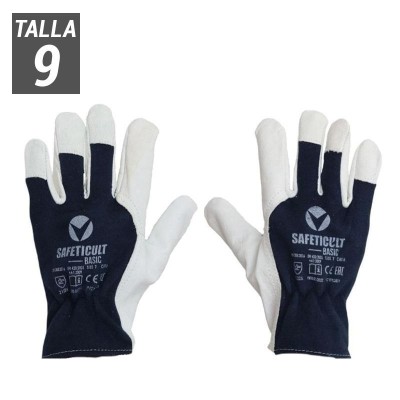 GUANTES DE TRABAJO SAFETYCULT BASIC TALLA 9