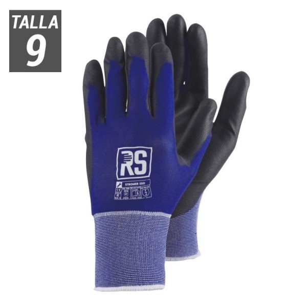 GUANTES DE TRABAJO STROMER ESD TALLA 9