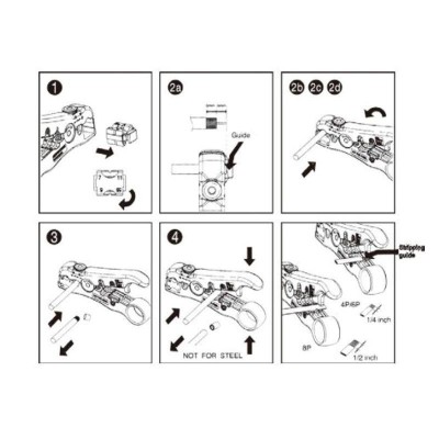 HERRAMIENTA PELACABLES UNIVERSAL RG59 UTP/STP EQUIP