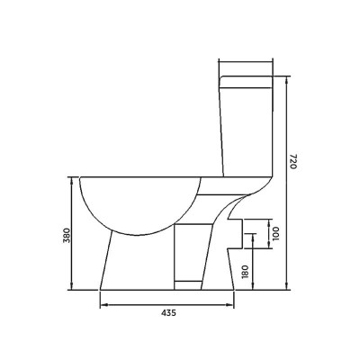 INODORO BAÑO SERIE ECO BENOTTI