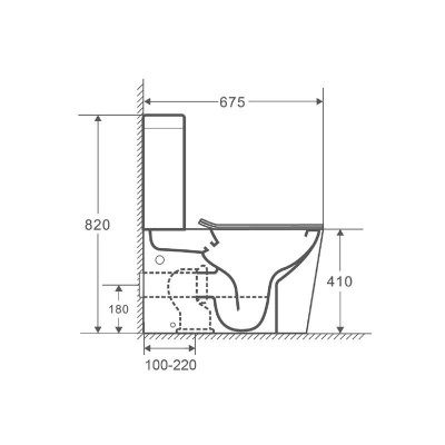 INODORO BAÑO SERIE SENA BENOTTI