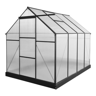 INVERNADERO DE ALUMINIO Y POLICARBONATO 250x190x207CM (4.8M2) AIRMEC