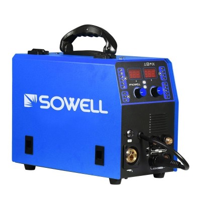 INVERTER MULTIFUNCION MIG/MIG-MAG-FLUX/LIFT TIG/HF-TIG/MMA 160AMP SOWELL