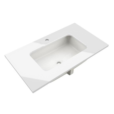 LAVABO CERAMICA SERIE INSPIRA 100X46X17CM BENOTTI