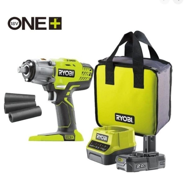 LLAVE DE IMPACTO  ½ 18V ONE+™ RYOBI (1x 2.0Ah)