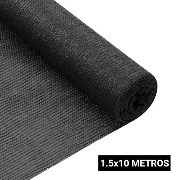 MALLA DE SOMBREO NEGRA 1.5X10 MTS DONNA GARDEN