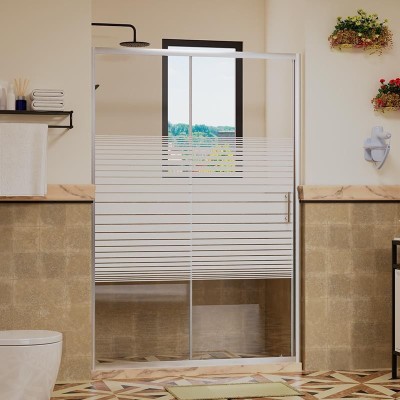 MAMPARA DUCHA FRONTAL AJUSTABLE BENOTTI (185X105-120CM 6MM)