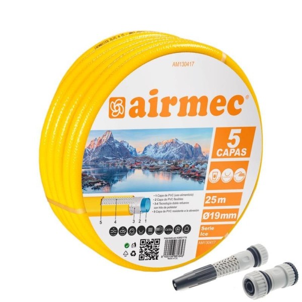 MANGUERA AGUA 5 CAPAS 19MMX25MT SERIE ICE AIRMEC