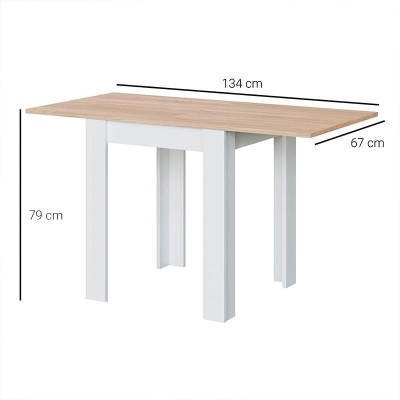 MESA AUXILIAR EXTENSIBLE 79X67X67CM BL.ARTIK/R.CANADIAN MOMI