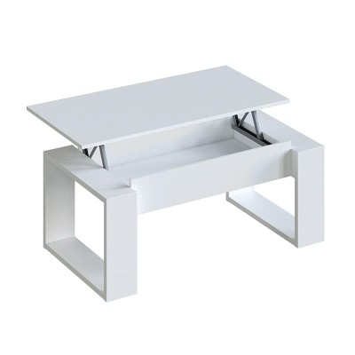 MESA CENTRO ELEVABLE 45X105X55CM BLANCO ARTIK MOMI