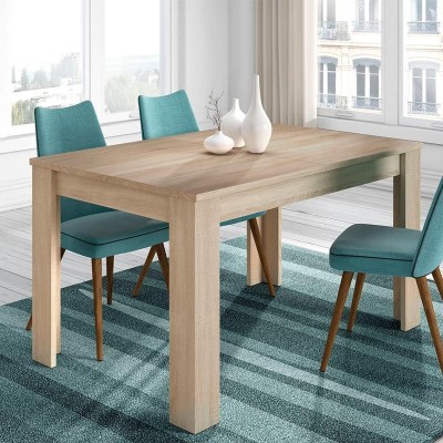 MESA DE COMEDOR EXTENSIBLE 78X140X90CM ROBLE CANADIAN MOMI