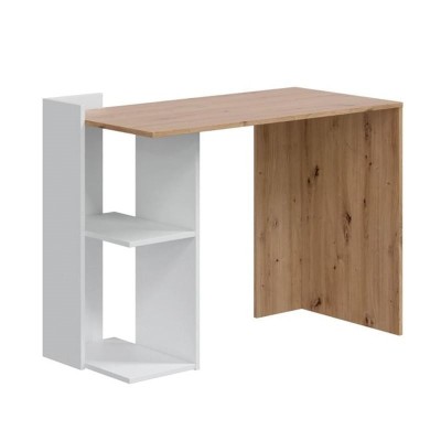 MESA ESCRITORIO REVERSIBLE 78X100X52CM ROBLE NODI/BLANCO ARTIK MOMI