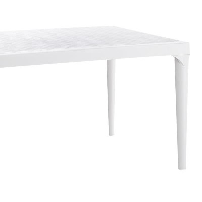 MESA RESINA 150X74X90CM SERIE OSLO BLANCO BICA