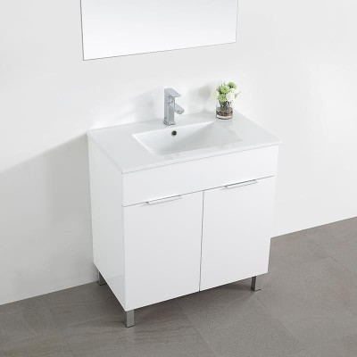 MUEBLE BAÑO BLANCO SERIE MINERVA 60X46X85CM BENOTTI