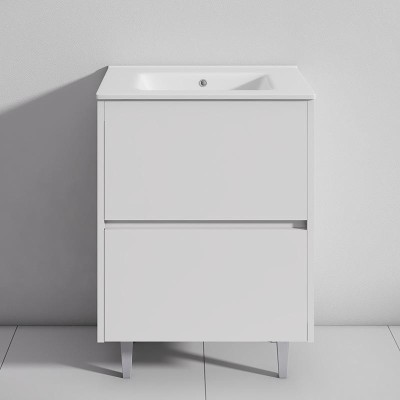 MUEBLE BAÃO BLANCO SERIE OPORTO 60X46X85CM BENOTTI